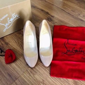 Nude Christian Louboutin Heels (Never Worn)